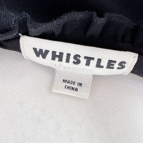 Whistles Black One Shoulder Ruffle Mini Dress UK Size 12 Party Occasion - Picture 6 of 8